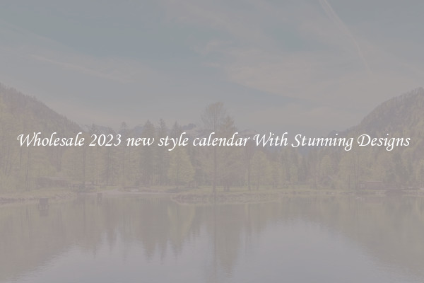 Wholesale 2023 new style calendar With Stunning Designs