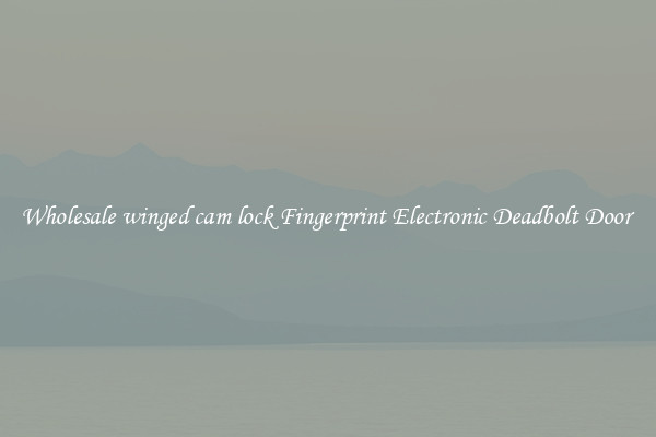 Wholesale winged cam lock Fingerprint Electronic Deadbolt Door 