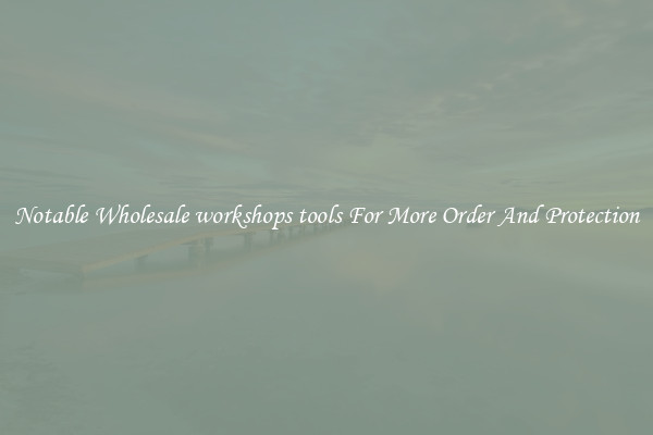 Notable Wholesale workshops tools For More Order And Protection
